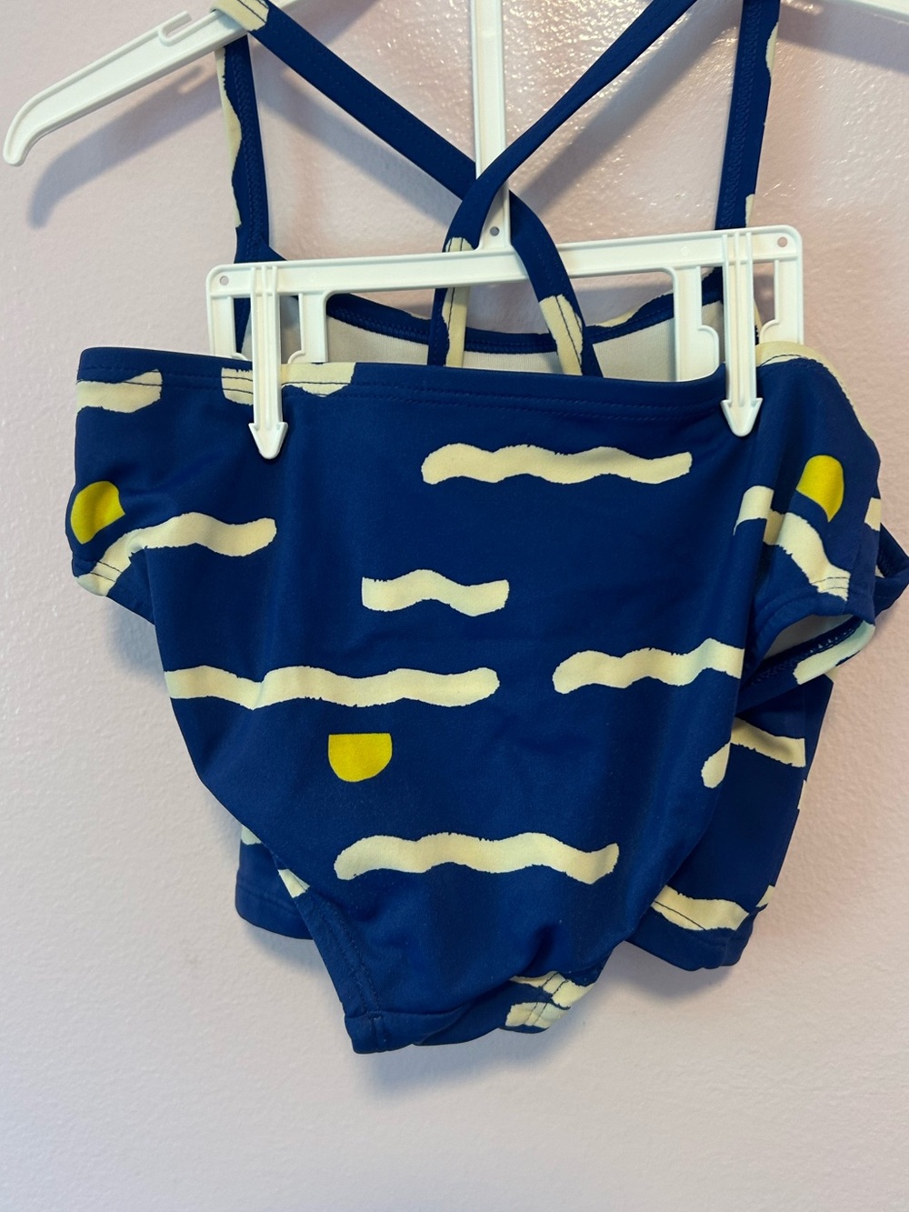 Hanna Andersson Navy Blue Tankini Sz 120 or 6-7 - Picture 7 of 8